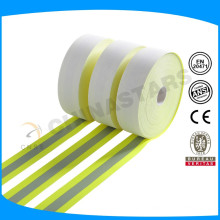 Fluorescente Flame Retardant Tecido Reflectivo, material reflexivo.EN471